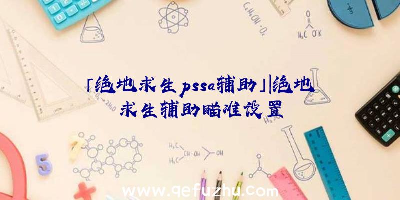 「绝地求生pssa辅助」|绝地求生辅助瞄准设置